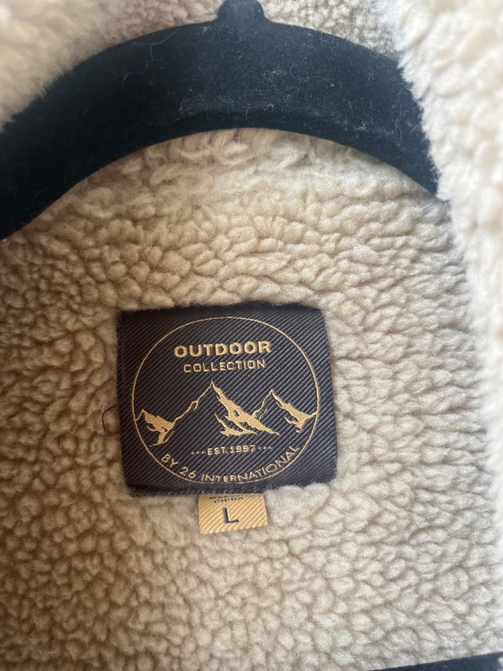 Flower Tapestry Sherpa Vest, 26 International Outdoor Collection, size L - Picture 5 of 9